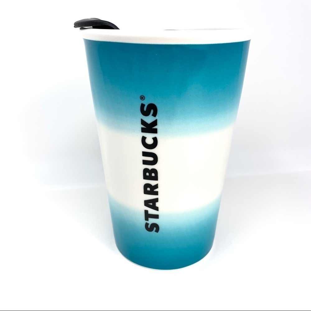 Starbucks Ombré Ceramic Mug with lid 8 fl oz